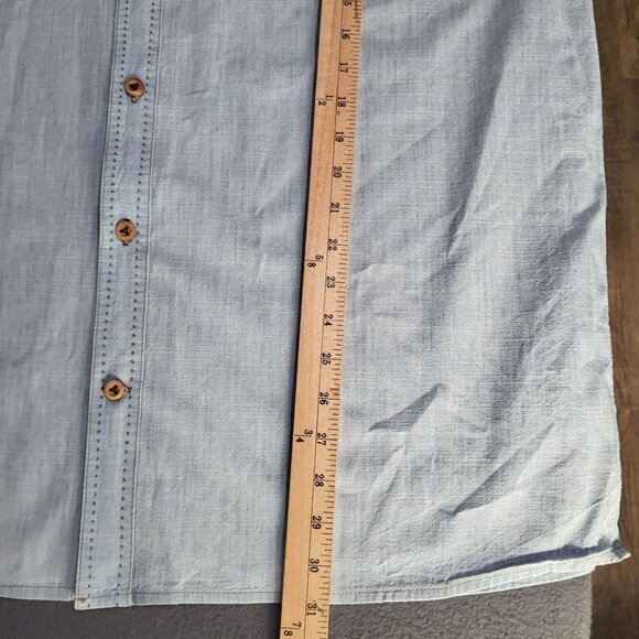 THE TERRITORY AHEAD Mens XL Sunset Roper Chambray Shirt Country Cowboy Southwest - Picture 7 of 8